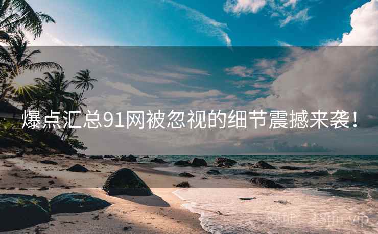 爆点汇总91网被忽视的细节震撼来袭！