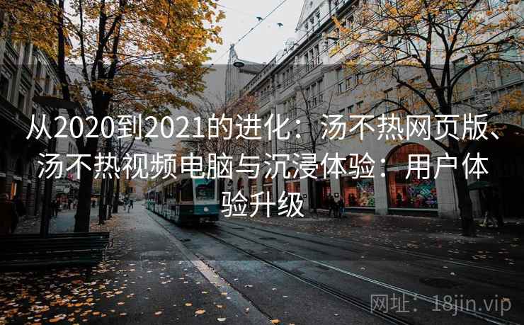 从2020到2021的进化：汤不热网页版、汤不热视频电脑与沉浸体验：用户体验升级