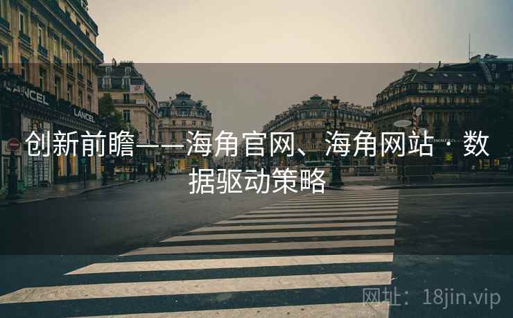 创新前瞻——海角官网、海角网站 · 数据驱动策略