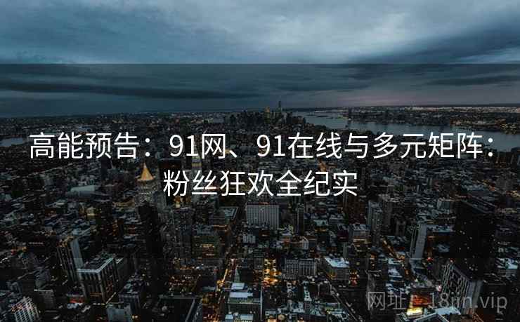 高能预告：91网、91在线与多元矩阵：粉丝狂欢全纪实