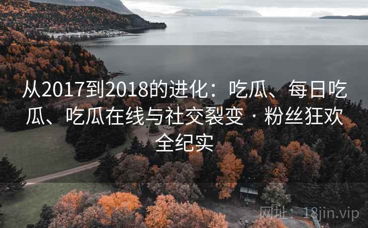 从2017到2018的进化：吃瓜、每日吃瓜、吃瓜在线与社交裂变 · 粉丝狂欢全纪实