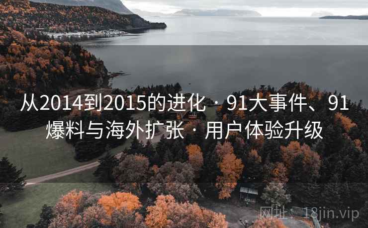 从2014到2015的进化 · 91大事件、91爆料与海外扩张 · 用户体验升级