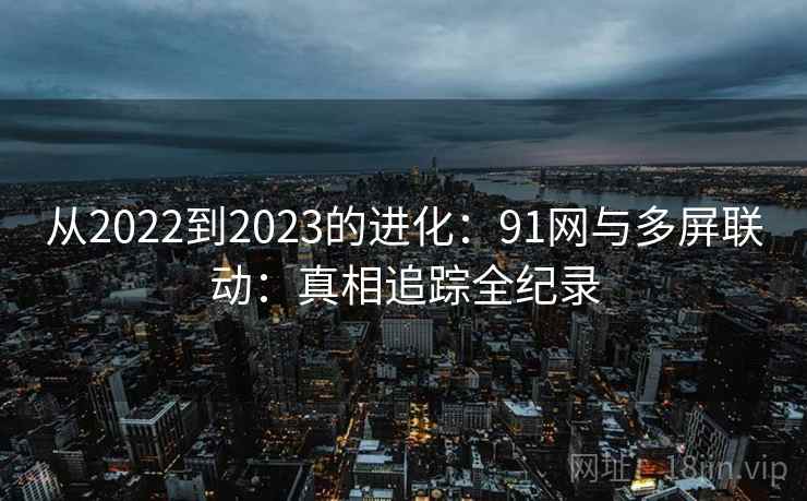从2022到2023的进化：91网与多屏联动：真相追踪全纪录